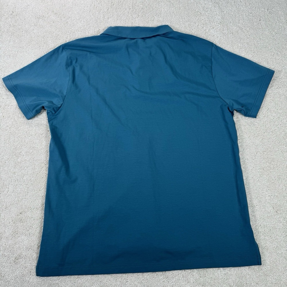 Men's Badd Bogey Golf Polo Blue NWT XL Pima‎ Cotton Spandex Blend - Picture 5 of 7